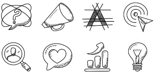branding related icons