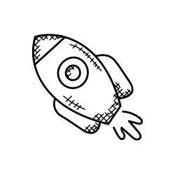 rocketship icon